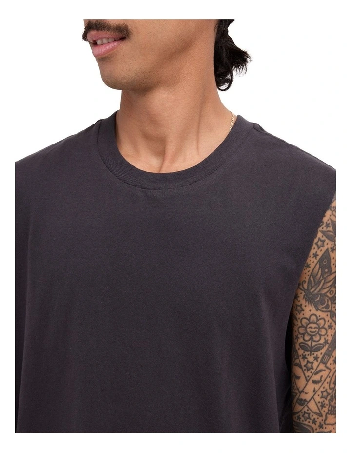 RVCA Standard Muscle In Pirate Black image 4