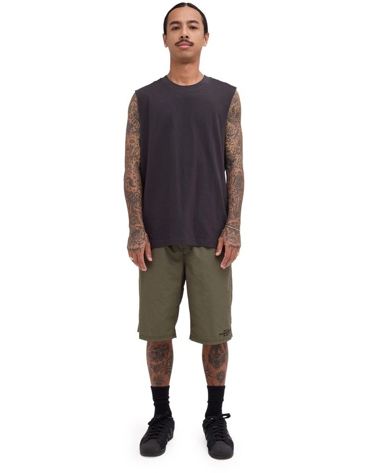 RVCA Standard Muscle In Pirate Black image 5