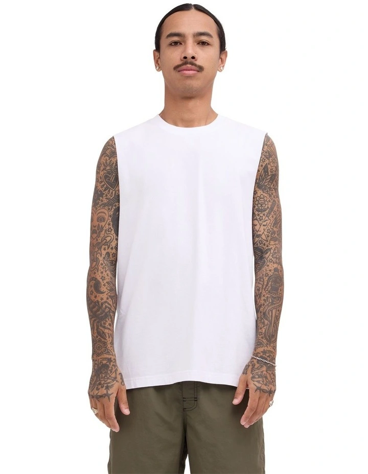 RVCA Standard Muscle In White image 1