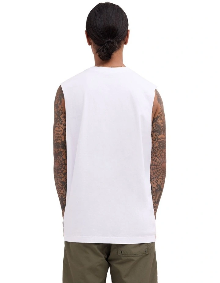 RVCA Standard Muscle In White image 2