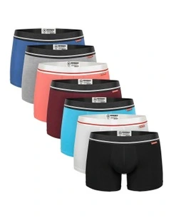 7-Pack Bamboo Trunks in Havana