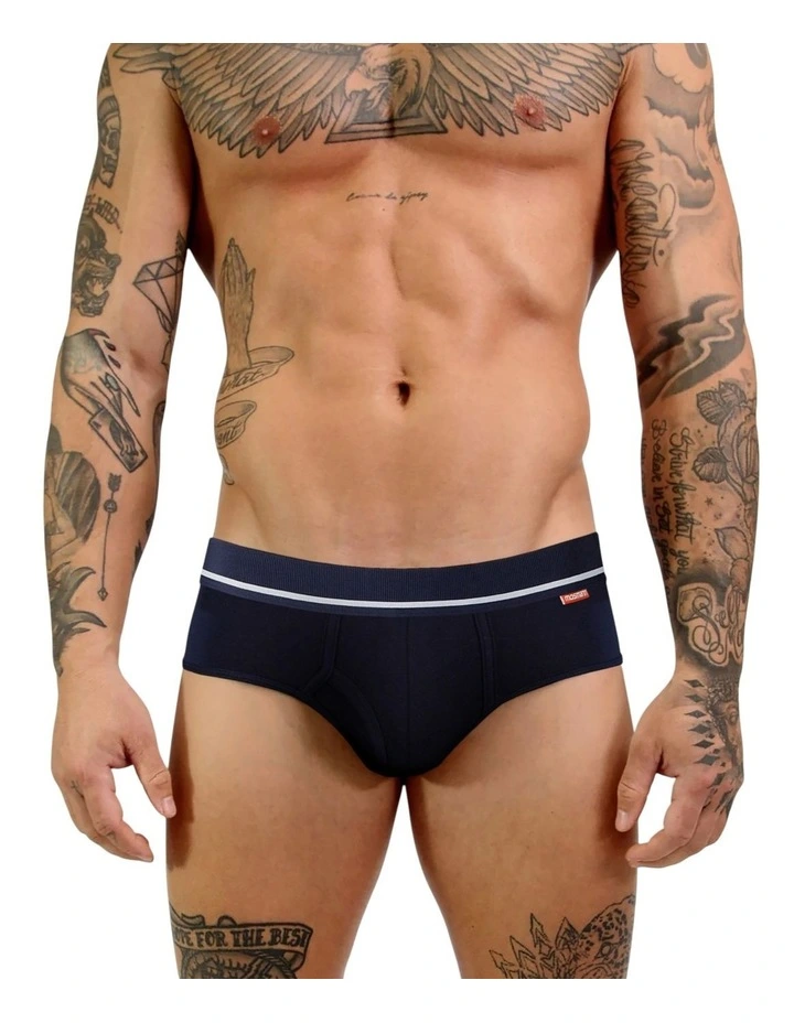 Bamboo Brief 7 Pack in Blue image 3