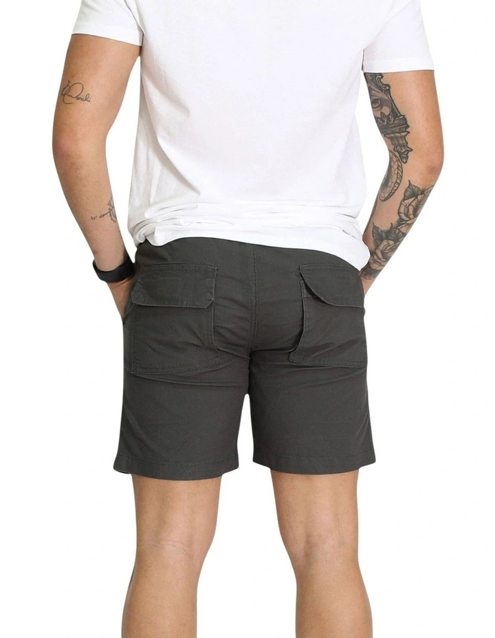 Travis Casual Shorts in Charcoal image 2