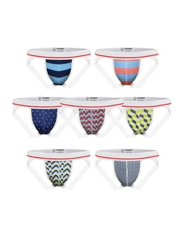 Bamboo Jockstraps Pack Of 7 in Multi