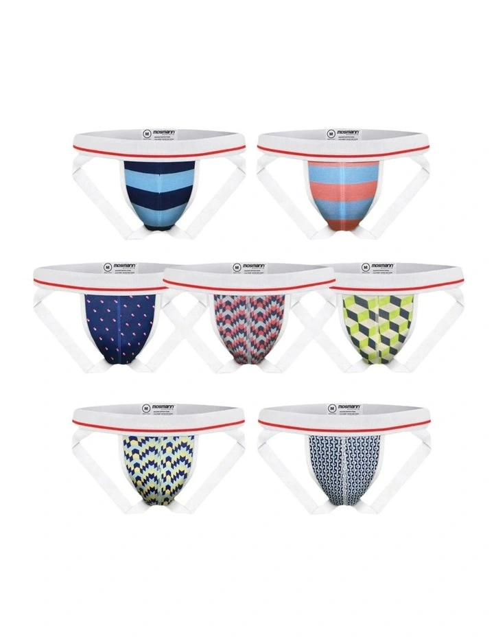 Bamboo Jockstraps Pack Of 7 in Multi image 1