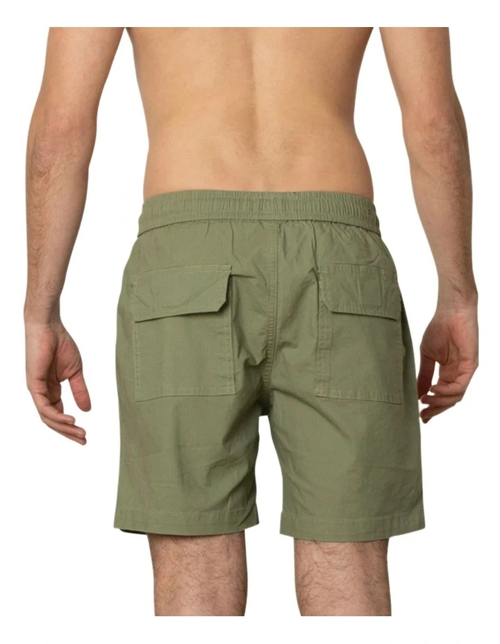 Travis Casual Shorts in Moss image 2