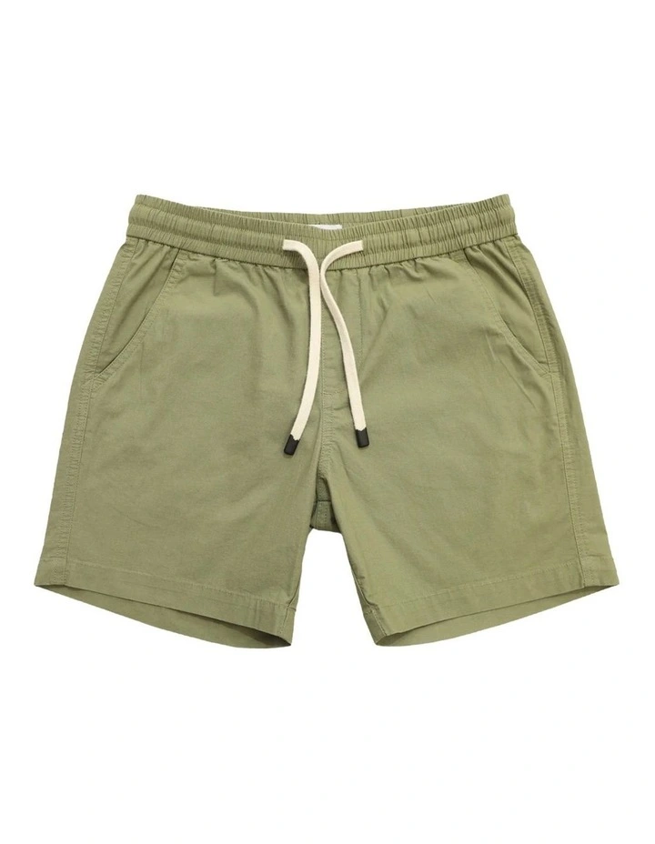 Travis Casual Shorts in Moss image 4