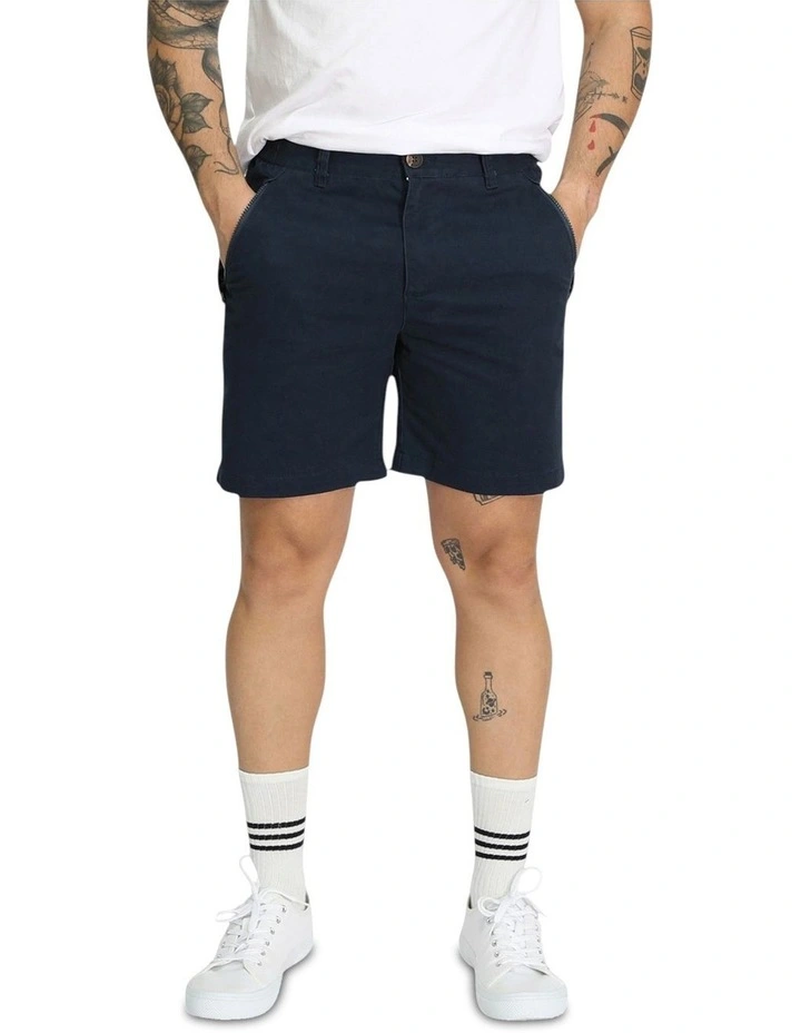 Brando Chino Shorts in Navy image 1