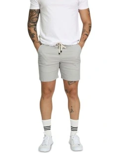 Travis Casual Shorts in Stone Grey