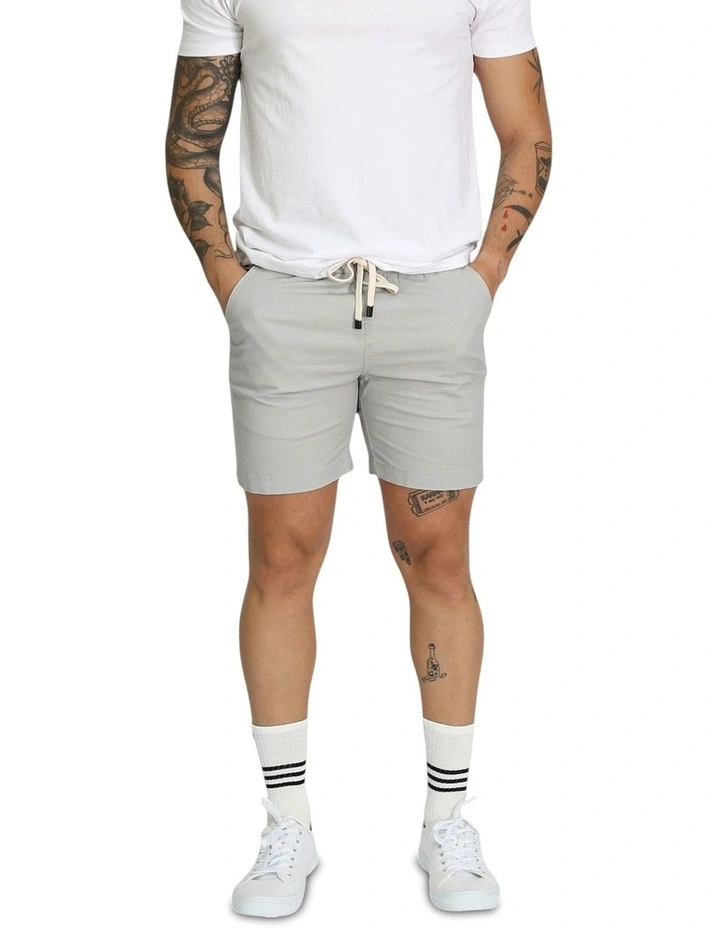 Travis Casual Shorts in Stone Grey image 1