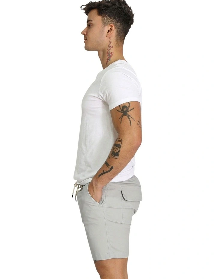 Travis Casual Shorts in Stone Grey image 4