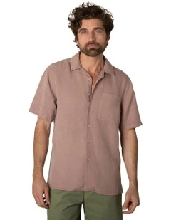 Avalon Short Sleeve Shirt in Rust