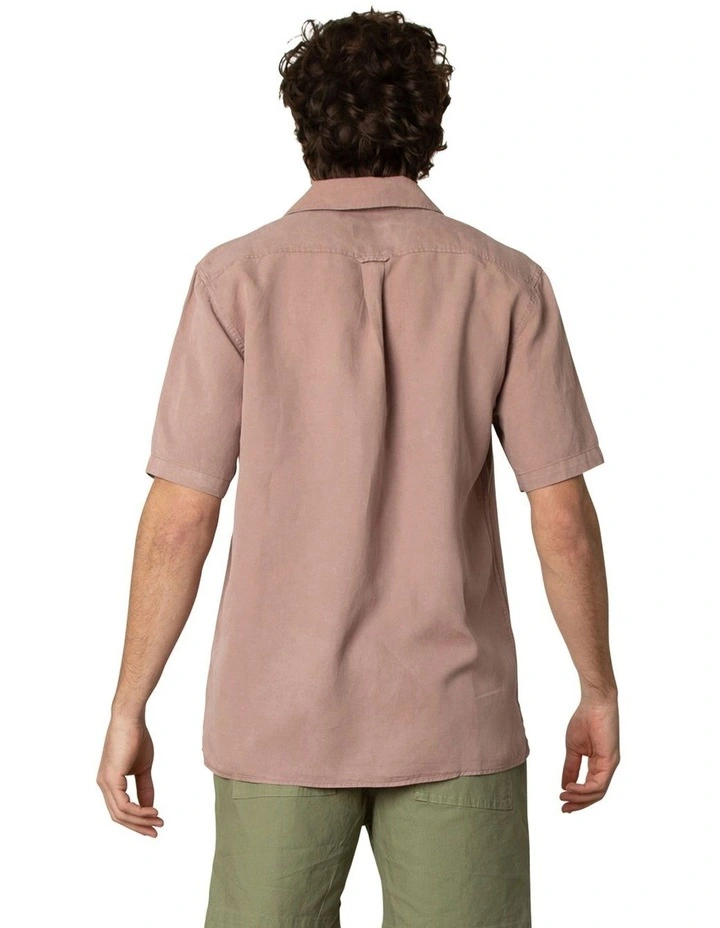 Avalon Short Sleeve Shirt in Rust image 2