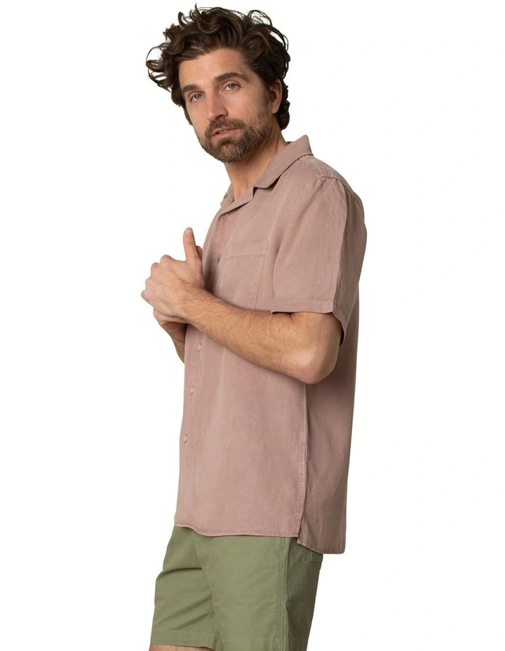 Avalon Short Sleeve Shirt in Rust image 3
