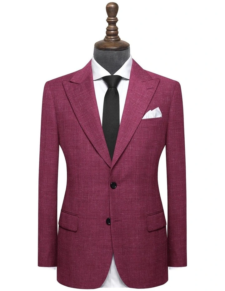 The Southbank Suit Jacket in Red image 3