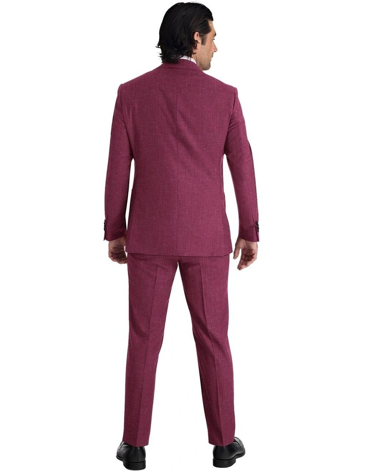 The Southbank Suit Pant in Red image 2