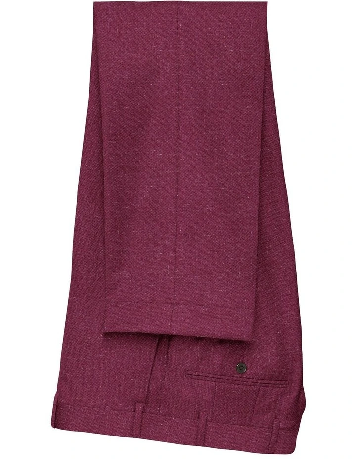 The Southbank Suit Pant in Red image 3
