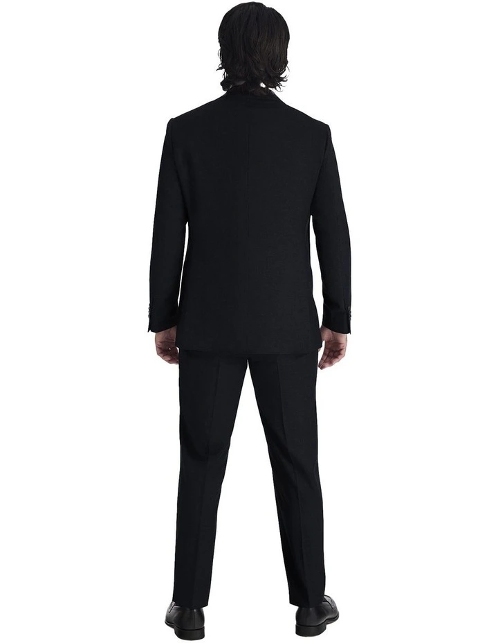 The Grechetto Tuxedo Suit Jacket in Black image 2