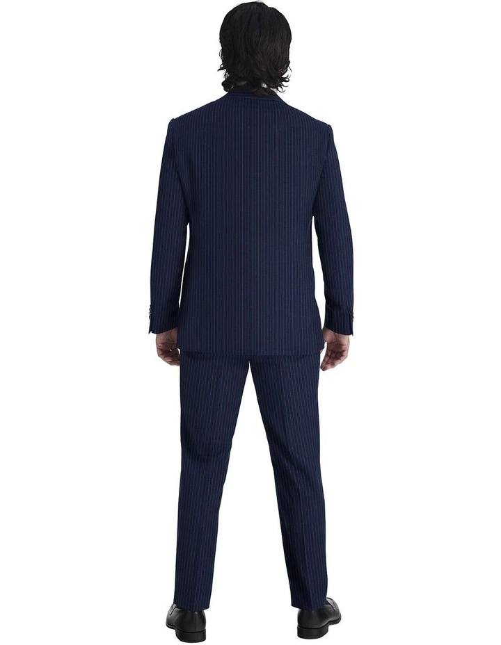 The Zuccarelli Pinstripe Business Suit Jacket in Navy image 2