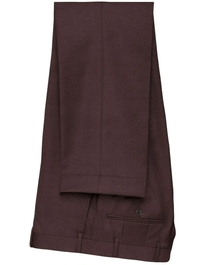 Cesari Suit Pant in Brown image 3
