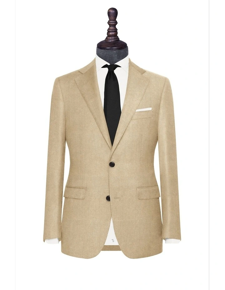 Regent Suit Jacket in Beige image 3