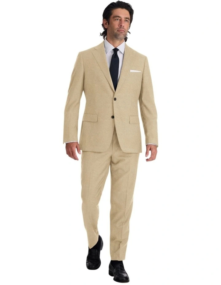 Regent Suit Pant in Beige image 1