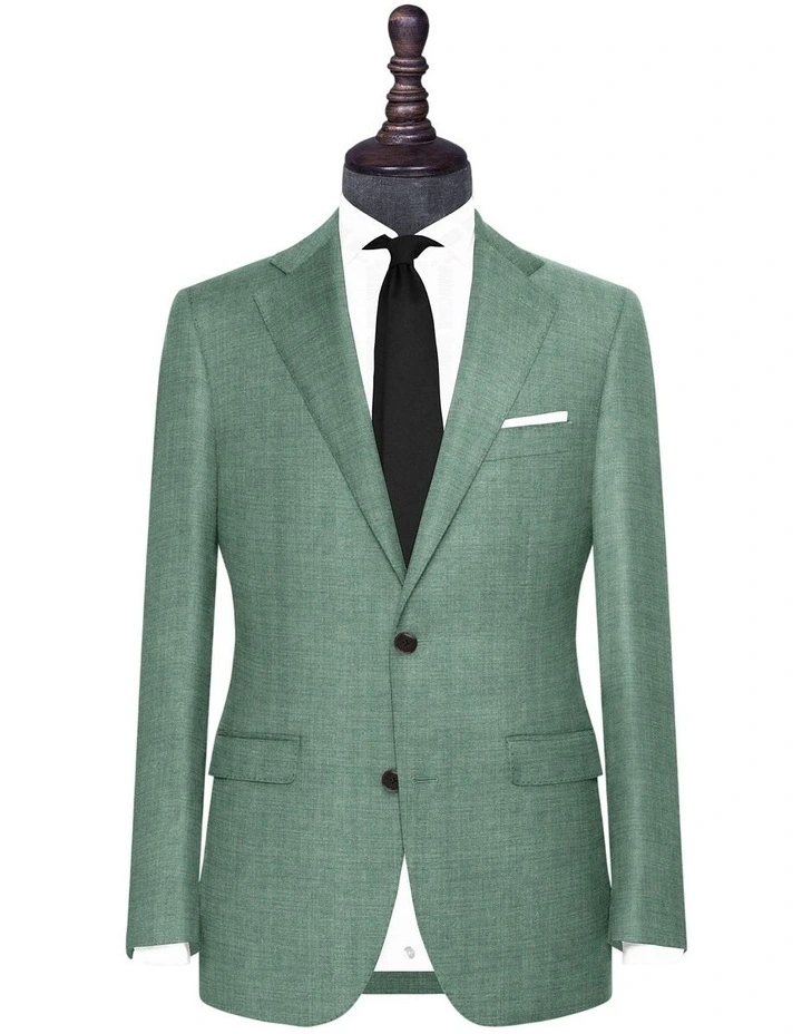 The Poulet Wool Blend Jacket in Mint image 2