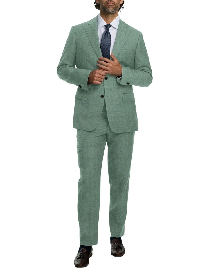 The Poulet Wool Blend Pants in Mint image 2