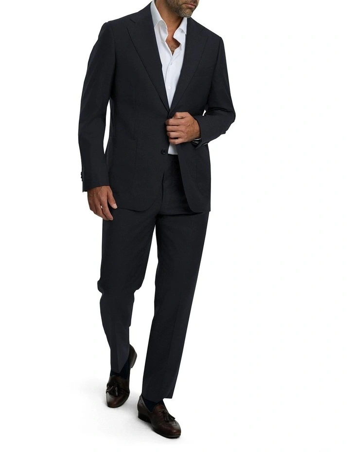 The Dijon Cotton Pants in Navy image 3