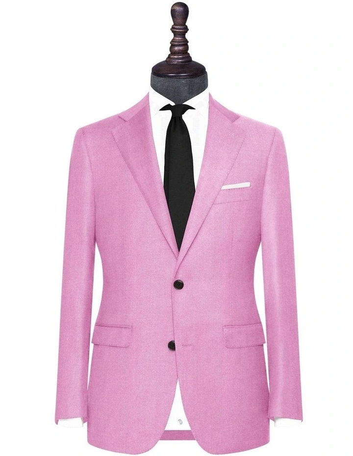 The Bayonne Australian Merino Wool Jacket in Pink image 2