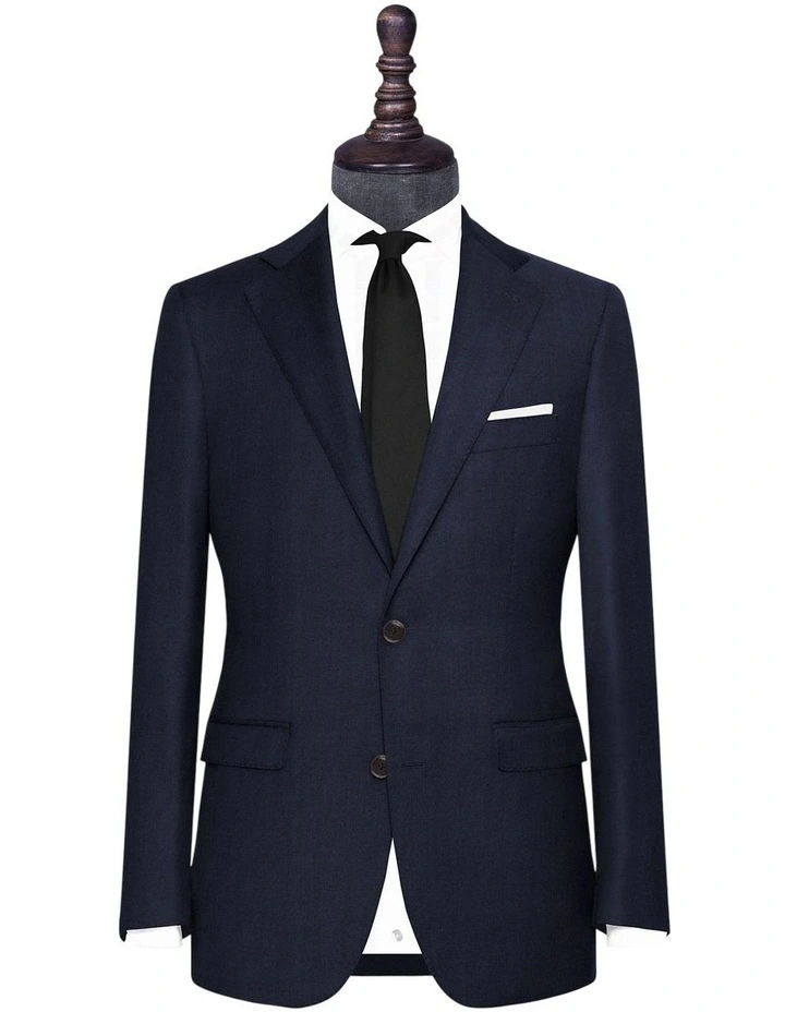 The Arles Australian Merino Wool Jacket in Navy image 2