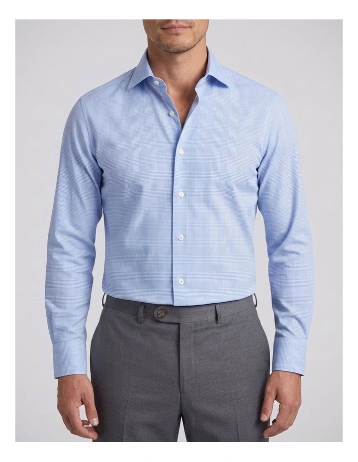 Browning Blue Glen Plaid Non-Iron Cotton Shirt image 1