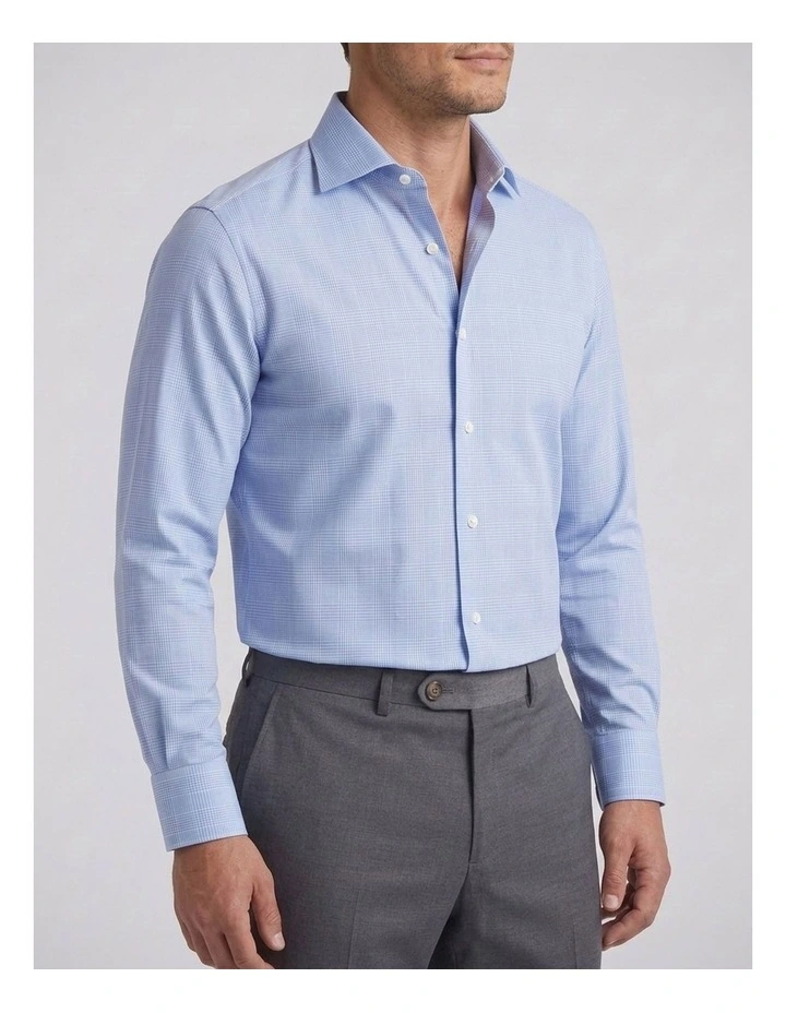 Browning Blue Glen Plaid Non-Iron Cotton Shirt image 2