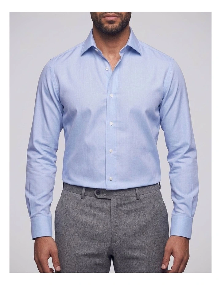Chekhov Blue Glen Plaid Cotton Shirt image 1