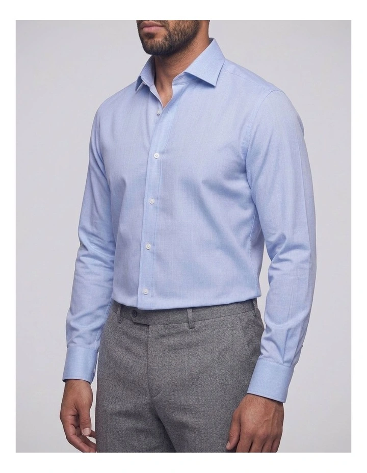 Chekhov Blue Glen Plaid Cotton Shirt image 2