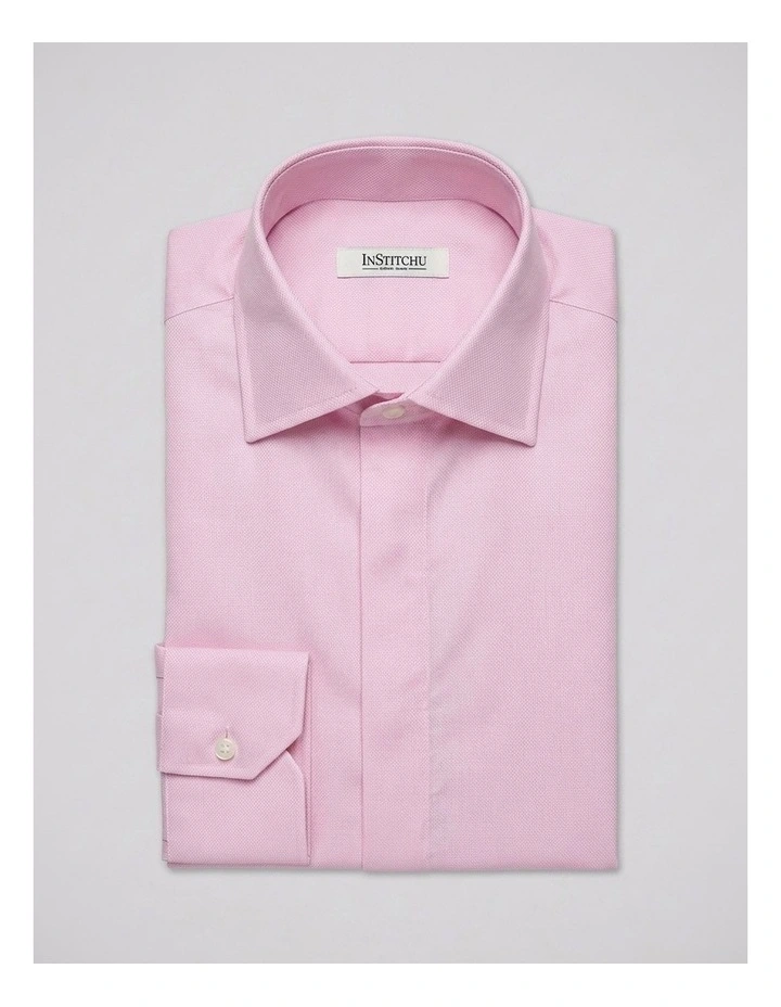 Cussler Pink Pincheck Cotton Shirt image 3
