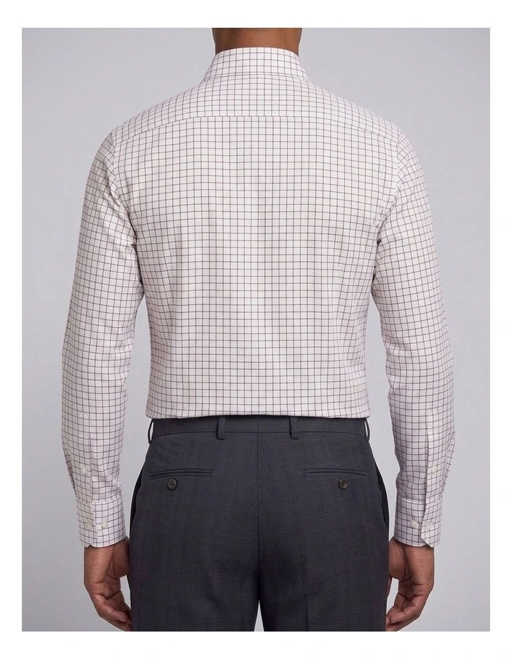 Dickinson Red Windowpane Cotton Shirt image 4