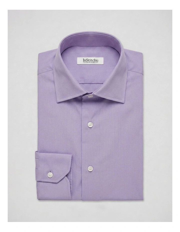 Faulkner Purple Cotton Shirt image 3