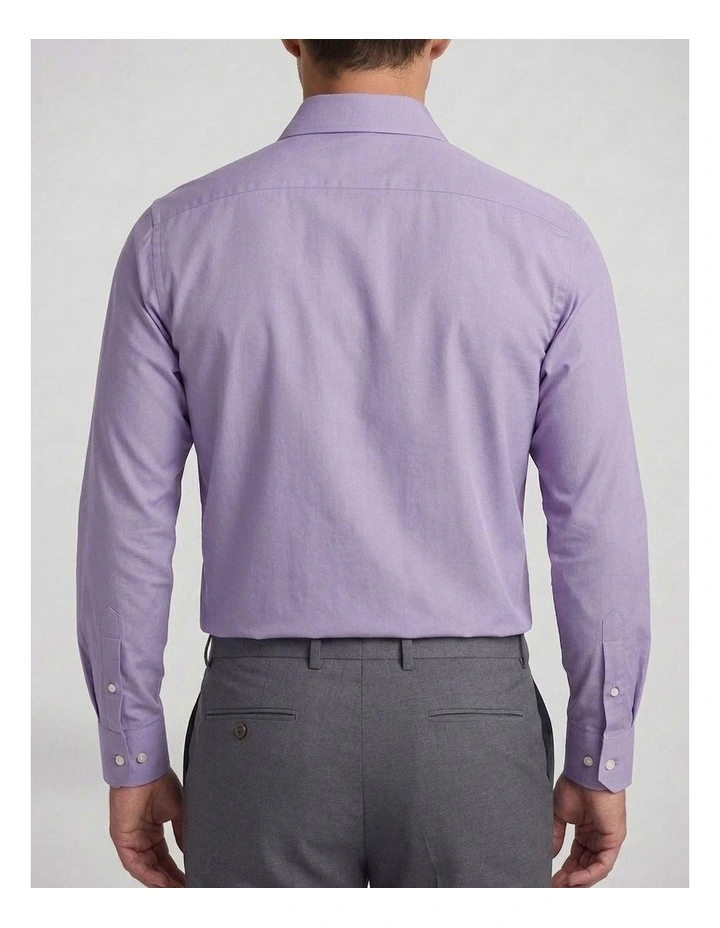 Faulkner Purple Cotton Shirt image 4
