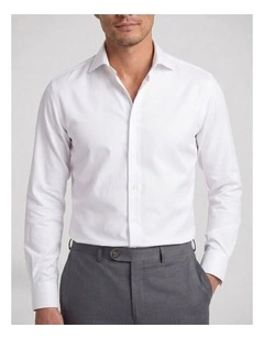 Hunt White Diamond Cotton Shirt