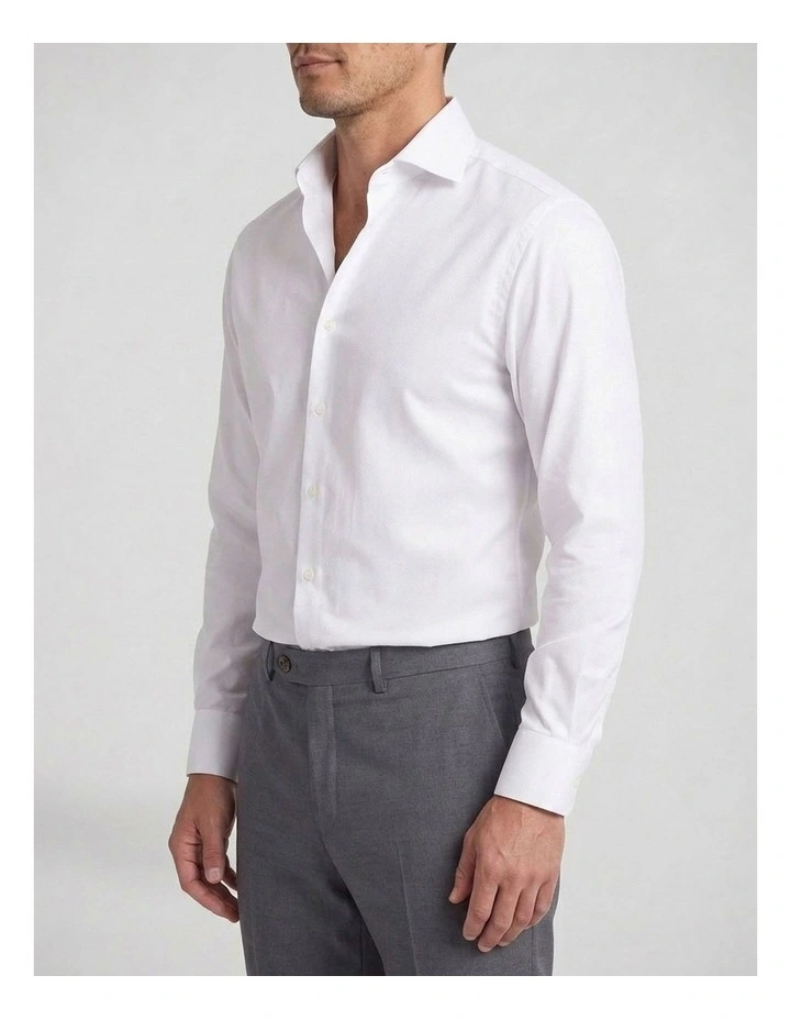 Hunt White Diamond Cotton Shirt image 2