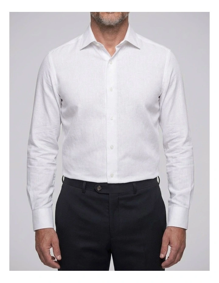 Kailua White Linen Shirt image 1