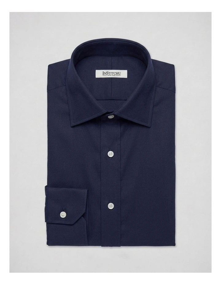 Marco Navy Twill Cotton Shirt image 3