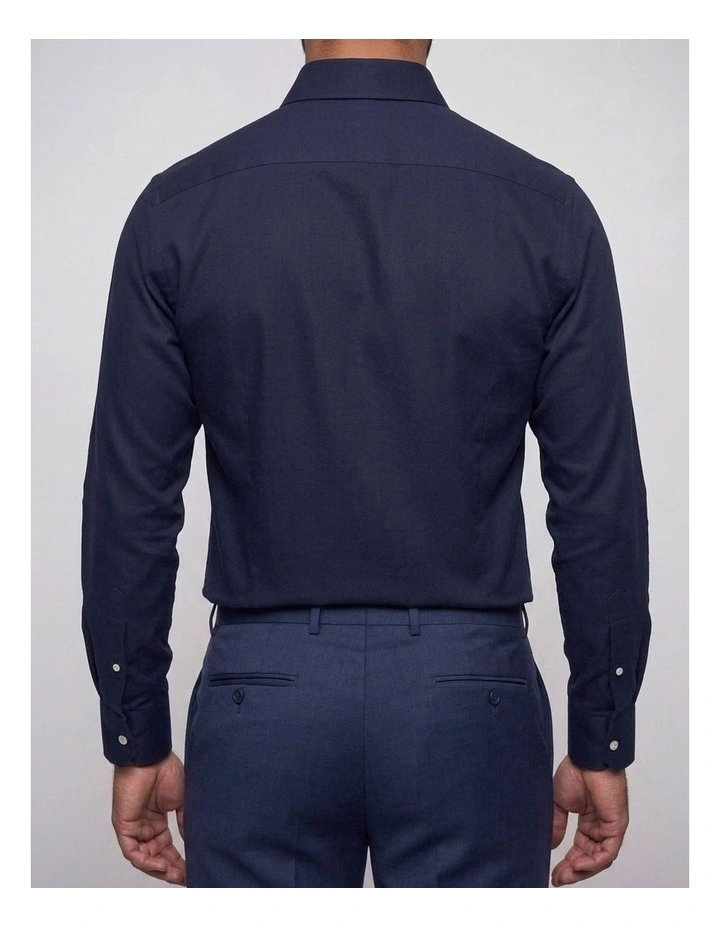 Marco Navy Twill Cotton Shirt image 4