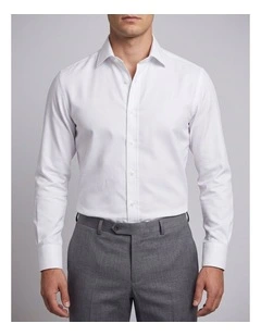 Oakley White Textured Cotton Shirt