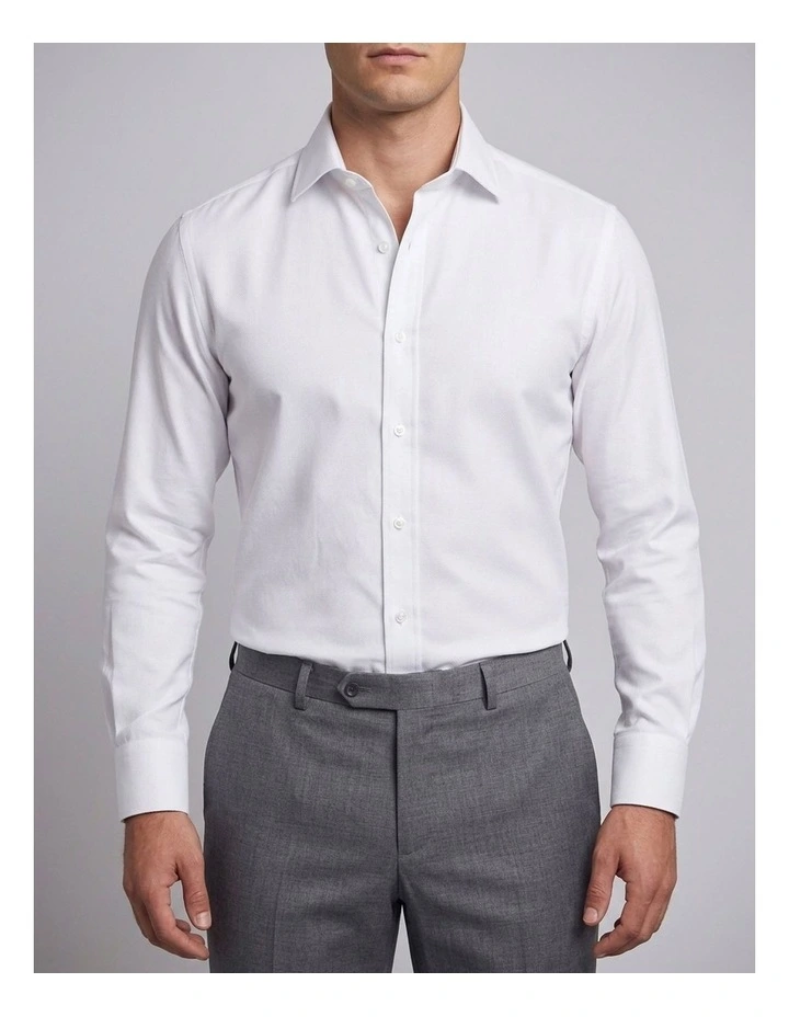 Oakley White Textured Cotton Shirt image 1