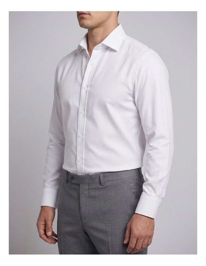 Oakley White Textured Cotton Shirt image 2