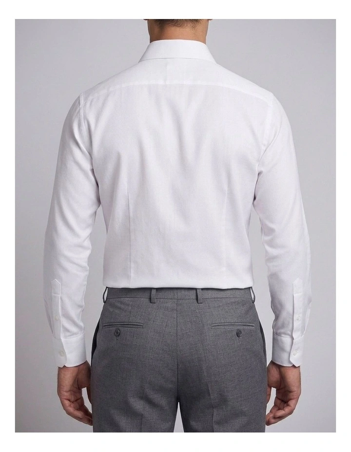 Oakley White Textured Cotton Shirt image 4