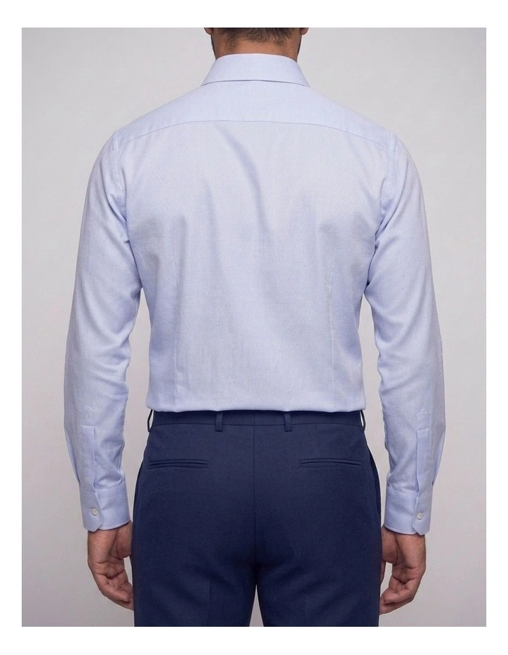 Shores Blue Patterned Cotton Shirt image 4