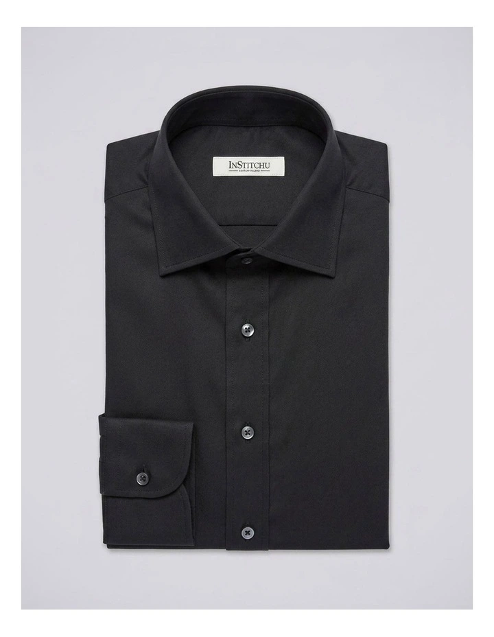 Wallace Black Twill Cotton Shirt image 3